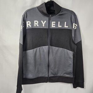 Perry Ellis ~ Full Zip  Sweatshirt Jacket Men's Size Small Grey